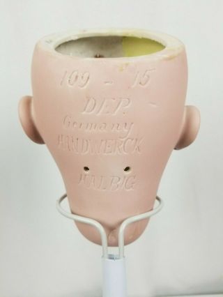 Antique German Handwerck 109 - 15 DEP Halbig Bisque Socket Doll Head Set Eyes 6