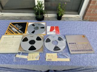 Akai 10 3/8in Reel Tape,  2 Sony Type R - 11a And Pioneer Cd - 4 Test Record