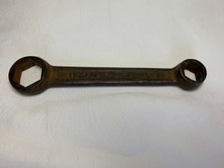 Vintage Indian - Motorcycles Box End Wrench Hendee Mfg,  Co.  6 " 13/16” & 9/16”