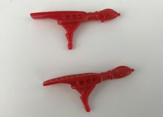Vintage 1980 ' s He - man Masters Of The Universe SPYDOR Laser Guns / Weapons 2