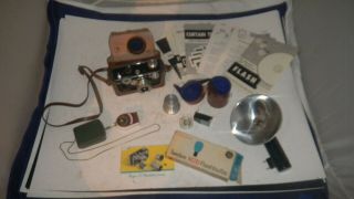 Vintage Argus C 3 Camera W/ Accessories