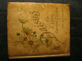Vintage Old Hardcover Book Daisies Child 