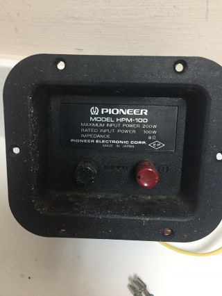 Pioneer HPM - 100 Speaker Crossover From 200Watts Version. 2