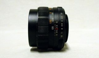 Auto YASHINON - DS f/1.  9 50mm Prime Lens YASHICA SLR Film Camera M42 Pentax Screw 2
