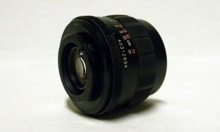 Auto YASHINON - DS f/1.  9 50mm Prime Lens YASHICA SLR Film Camera M42 Pentax Screw 3