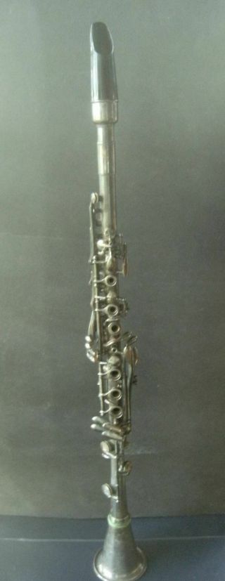 Vintage Metal Clarinet Cleveland Made By Hn White
