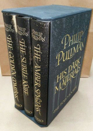 Folio Society His Dark Materials Philip Pullman 3 Volume Set 2008 Hc S/h