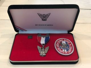 Vintage Bsa Award Boy Scout Stange 6b Eagle Medal (not Complete)