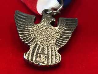 VINTAGE BSA Award Boy Scout Stange 6b Eagle Medal (Not Complete) 4