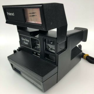 Polaroid 600 One Step Flash Instant Film Camera w/ Strap,  Flash 2