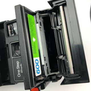 Polaroid 600 One Step Flash Instant Film Camera w/ Strap,  Flash 6