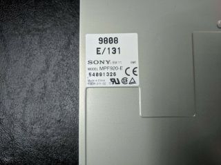 Sony MPF920 - E 1.  44MB Internal 3.  5 