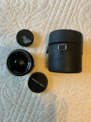 Mamiya / Sekor 35mm,  1:2.  8 Lens
