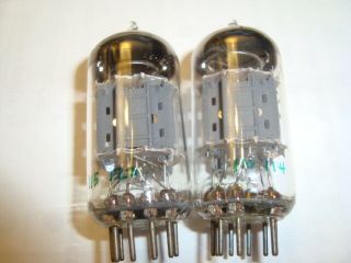 One Matched Pair 12AX7 Tubes,  By Philips of Holland,  Ratings 110/114 2