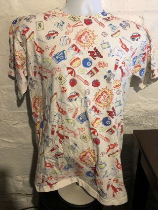 Vintage Weird Al Yankovic Shirt Size Large Glow In The Dark Tour Shirt 1992