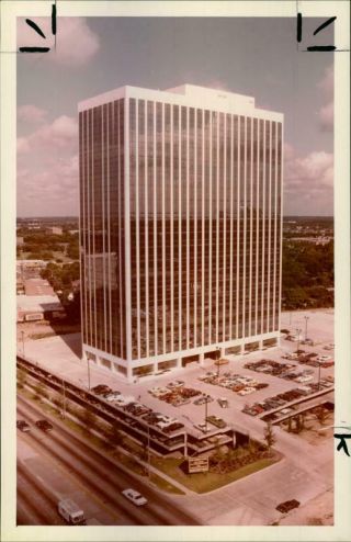 Usa: Texas,  Houston: Benjamin Franklin Tower - Vintage Photo