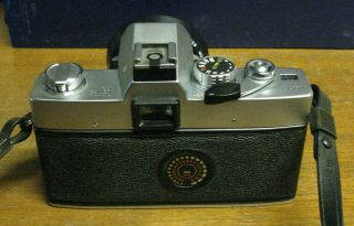 MINOLTA SRT 102 35mm SLR Film Camera With MD W.  Rokkor - X 28mm 1:2.  8 Lens 5