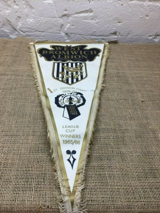 Vintage 1960/70s West Bromwich Albion West Brom Football Wall Pennant