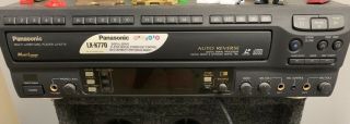 Panasonic Laser Disc Player Lx - K770 Karaoke Auto - Reverse W/ Oem Remote Control