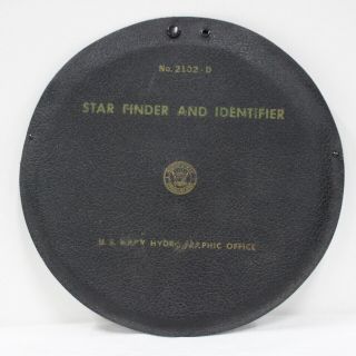 Vintage 1961 U.  S.  Navy Hydrographic Star Finder & Identifier No.  2102 - D 904