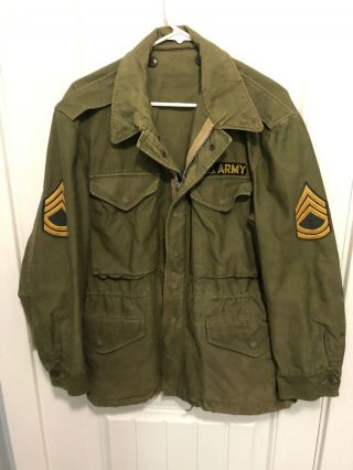 Vintage U.  S Army Jacket Vietnam Era Size Small Short
