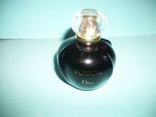 Christian Dior Poison Edt Spray Perfume 1 Oz Size 95 Full Vintage