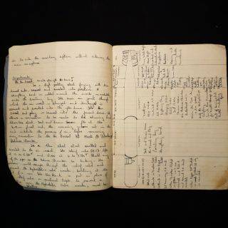 WW2 HAND WRITTEN NOTEBOOK On TORPEDOS R.  A.  F Manuscript ILLUSTRATED WAR 4
