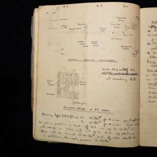WW2 HAND WRITTEN NOTEBOOK On TORPEDOS R.  A.  F Manuscript ILLUSTRATED WAR 8