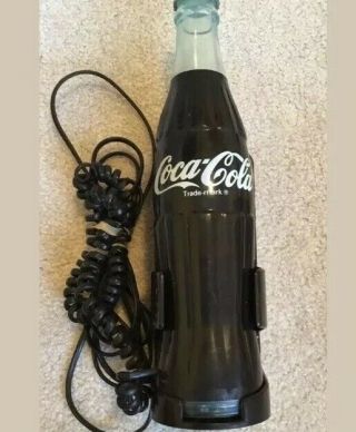 Vintage Coca Cola Coke Bottle Shaped Land Line Telephone