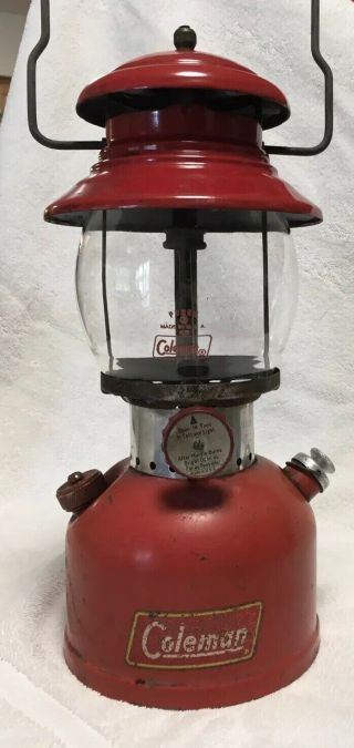 Vintage Coleman Sunshine Of The Night Lantern Model 200a 1959