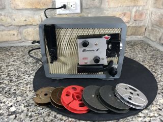 Vintage Kodak Brownie 8 8mm Movie Film Projector Model A15 Great