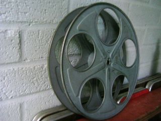 Vtg Goldberg 35mm 1000 ' Antique Metal Film Reel Movie History Buff Denver Colo. 4