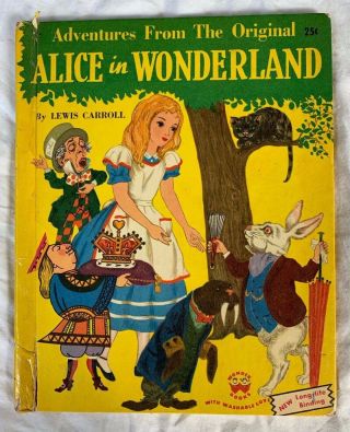 Alice In Wonderland By Lewis Carroll Wonder Books 574 1951 Hardcover