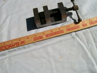 Vintage Machinist Drill Press Vice Opens To 2 "