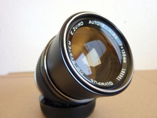 Olympus Om - System E.  Zuiko Auto - T 135mm F/3.  5mm Lens & Case,  Near,