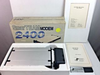 Vintage Hayes Compatible Smarteam Bps 2400 Modem / Ibm Version / Unused?