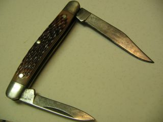 Vintage Camillus N.  Y.  Gran ' Pa 2 Blade Pocket Knife 2
