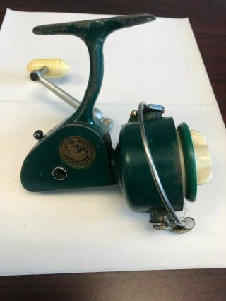 Vintage Penn 712 Spinfisher Spinning Reel Made In U.  S.  A.  Greenie Green