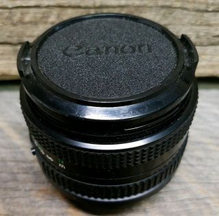 Vintage Canon FD 50mm 1:1.  8 F/1.  8 SLR 35mm Camera Lens in 7