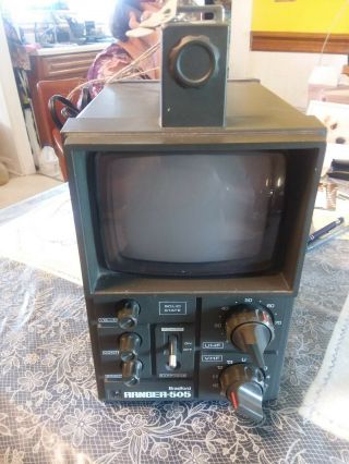 Vintage Ranger 505 Solid State Portable Analog Tv Vhf Uhf