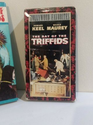 The Day Of The Triffids VHS 1988 & Hardback Book with Sleeve John Wyndham 3