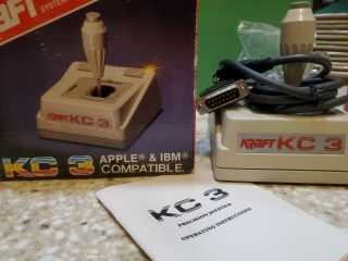 Kraft Kc3 Computer Joystick For Apple & Ibm Compatible Computers