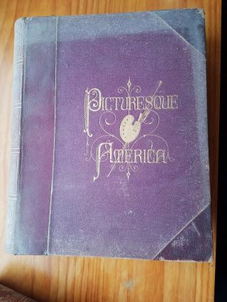 Picturesque America Vol 1 and 2 Land We Live In William Cullen Bryant 1872 &1874 2