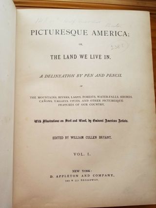 Picturesque America Vol 1 and 2 Land We Live In William Cullen Bryant 1872 &1874 4
