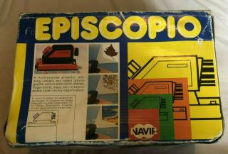 Vintage Navir Episcopio Art Drawing Magnifier Projector