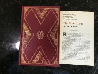 The Good Earth By Pearl S.  Buck 1949 International Collector 