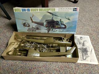 Vintage Revell 1:32 Bell Uh - 1d Huey Helicopter 1967