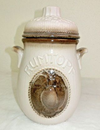 Rumtopf Jar W.  Germany Ceramic Pottery 801 - 28 Vintage Cookie Jar Fruit Crock Pot