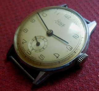 Vintage 1950s LANCO 15 Jewels Swiss Watch Running Wristwatch 2