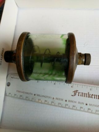 Vintage Gast Mfg.  Co.  Brass Oiler Lubricator Hit Miss Engine Oiler Motor Oil